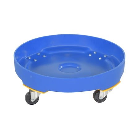 Vestil DRUM DOLLY HD POLY BLUE 55 GALLON DRUM-DP-HD-55-BU